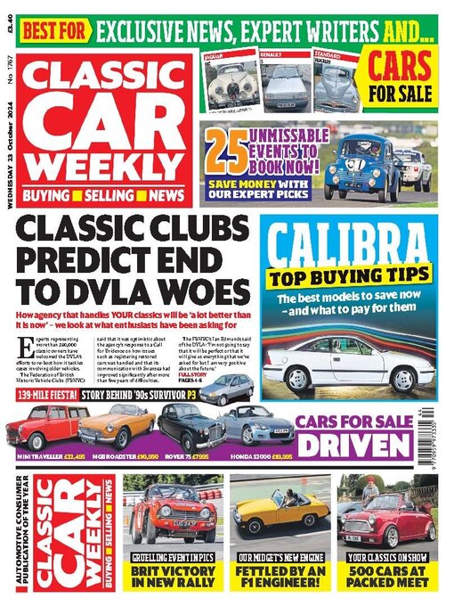 Title details for Classic Car Weekly by H BAUER PUBLISHING LIMITED - Available